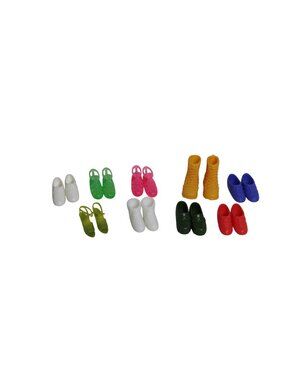 Vintage Various Barbie Doll Shoes Boots Heels Sandals
